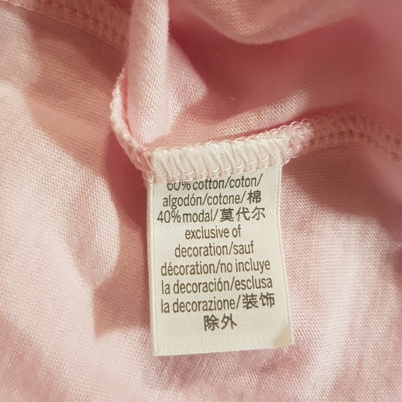 Victoria's Secret woman's size Small pink "LOVE" shirt sleeve shirt, New - Picture 5 of 5